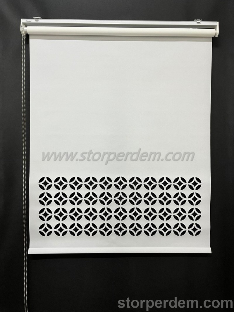 LAZER KESİM STOR PERDE DESEN NO 123